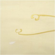 画像4: 登内微笑筆　桜　扇面　肉筆絹本掛軸（保護箱） (4)