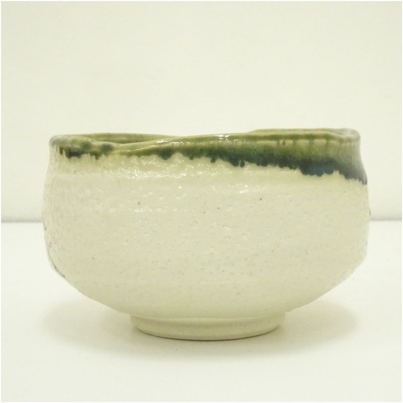 画像4: 美濃焼 小三郎造 織部茶碗(共箱) (4)